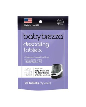 BABY BREZZA BUTELIŲ PLOVIKLIO WASHER PRO NUKALKINIMO TABLETĖS, 20 VNT.