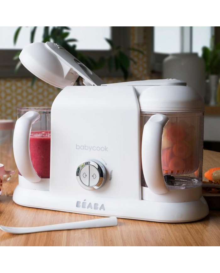 BEABA BABYCOOK PLUS TRINTUVAS-GARINTUVAS 4IN1, WHITE/SILVER - Image 2