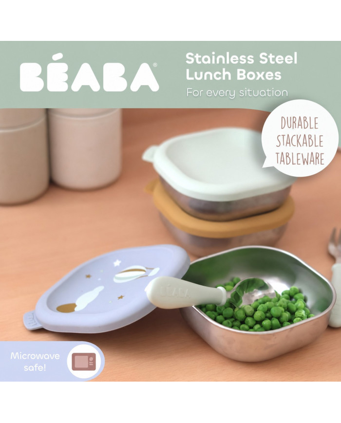 BEABA DAUGIAFUNKCIAI NERŪDIJANČIO PLIENO MAISTO INDELIAI – ADVENTURE - Image 11