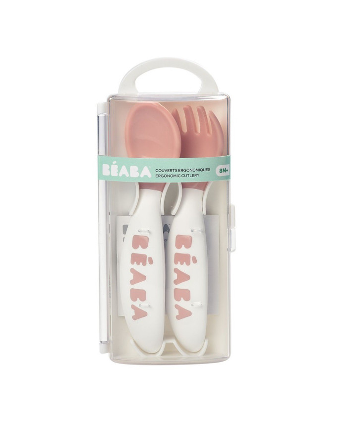 BEABA ERGONOMIŠKI STALO ĮRANKIAI, +8 MĖN., OLD PINK - Image 2