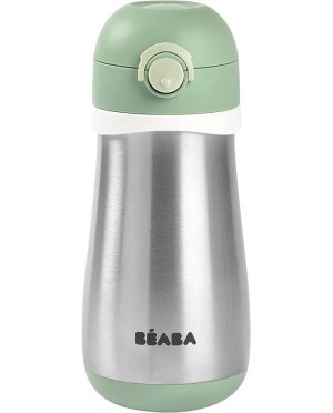 BEABA METALINĖ GERTUVĖ NUO 18 MĖN.,350 ML, SAGE GREEN