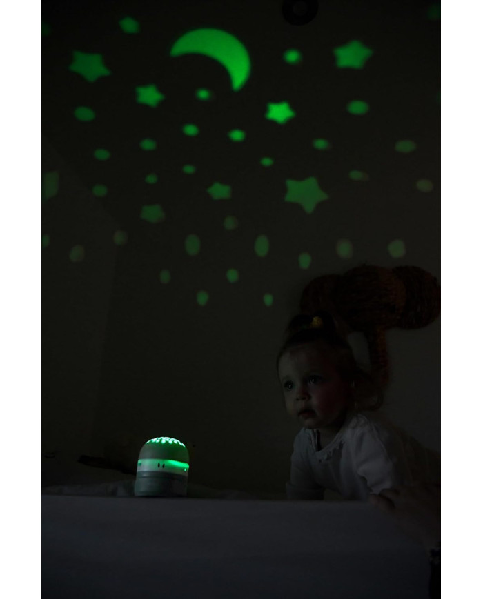 BEABA PIXIE NAKTINĖ LEMPA – ŽIBINTUVĖLIS SU PROJEKCIJA SAGE GREEN - Image 7