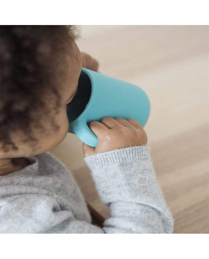 BEABA SILIKONINIS 2-IN-1 MOKOMASIS PUODELIS, BLUE - Image 3