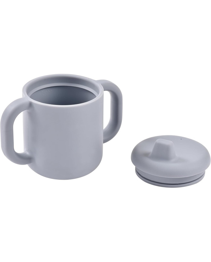 BEABA SILIKONINIS 2-IN-1 MOKOMASIS PUODELIS, PEBBLE - Image 2