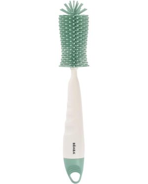 BEABA SILIKONINIS BUTELIUKŲ IR ŽINDUKŲ ŠEPETYS, SAGE GREEN
