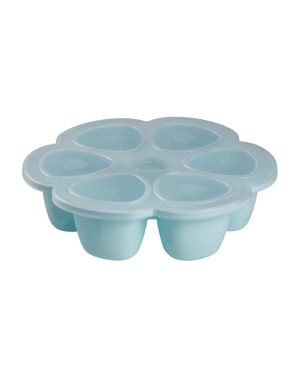 BEABA SILIKONINIS KŪDIKIO MAISTO KONTEINERIS MULTIPORTIONS, XL (6x150 ML), BLUE