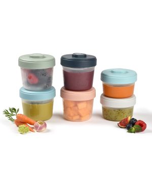 BEABA SUJUNGIAMI MAISTO LAIKYMO INDELIAI, 2X90, 4X150 ML