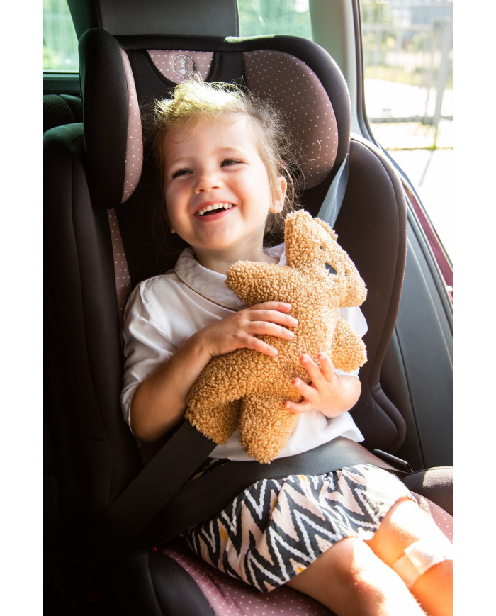 CHILDHOME AUTOMOBILIO KĖDUTĖS DIRŽO PAMINKŠTINIMAS TEDDY BROWN - Image 2