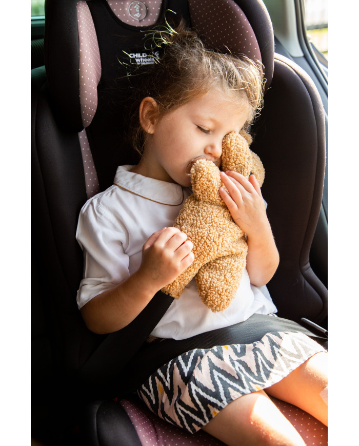 CHILDHOME AUTOMOBILIO KĖDUTĖS DIRŽO PAMINKŠTINIMAS TEDDY BROWN - Image 3