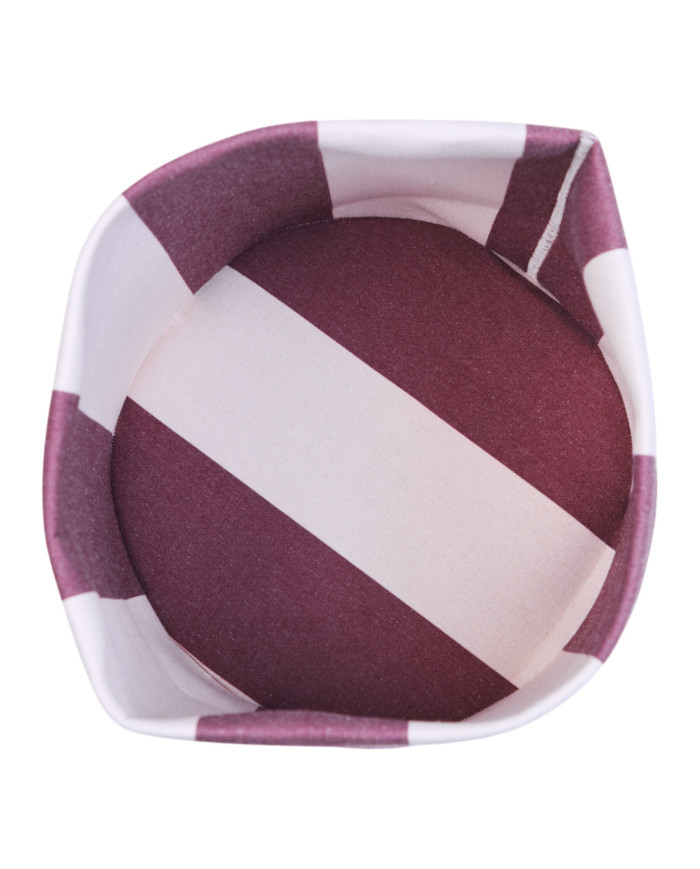 CHILDHOME DAIKTŲ IR ŽAISLŲ LAIKYMO KREPŠYS BISCUIT DREAMS 20X25 CM, BURGUNDY - Image 2