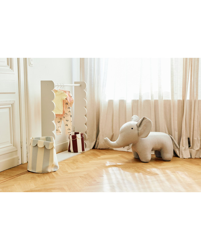 CHILDHOME DAIKTŲ IR ŽAISLŲ LAIKYMO KREPŠYS BISCUIT DREAMS 35X35 CM, LIGHT BLUE - Image 4