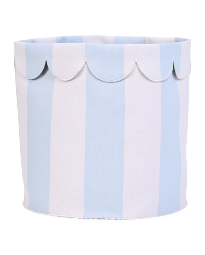 CHILDHOME DAIKTŲ IR ŽAISLŲ LAIKYMO KREPŠYS BISCUIT DREAMS 35X35 CM, LIGHT BLUE
