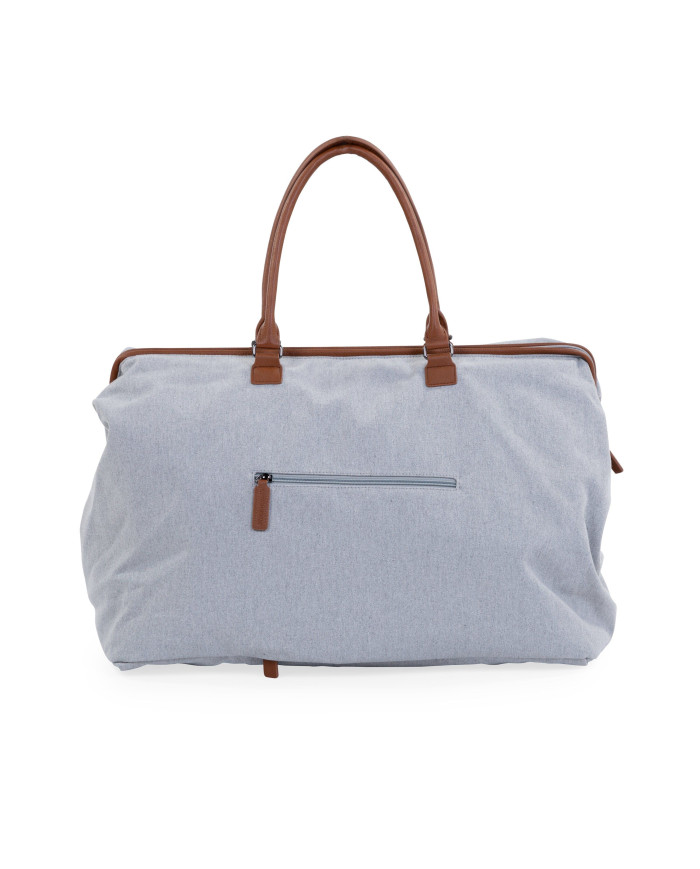 CHILDHOME DIDELIS MAMOS REIKMENŲ KREPŠYS MOMMY BAG, CANVAS - GREY - Image 2