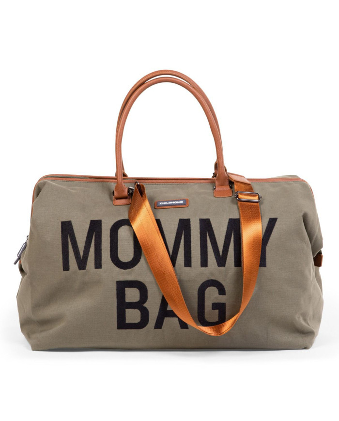 CHILDHOME DIDELIS MAMOS REIKMENŲ KREPŠYS MOMMY BAG, CANVAS - KHAKI - Image 2