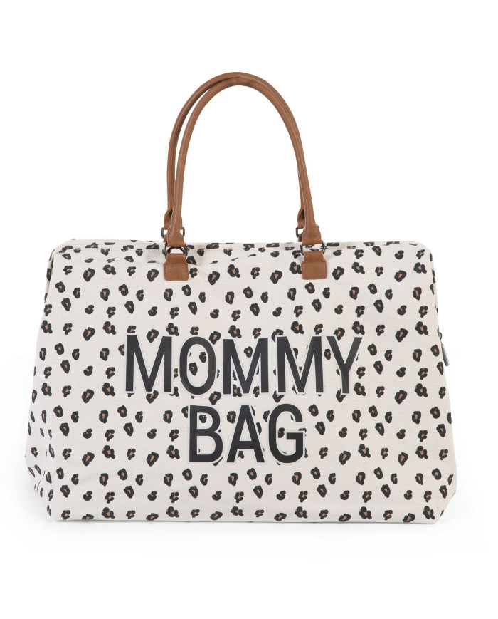 CHILDHOME DIDELIS MAMOS REIKMENŲ KREPŠYS MOMMY BAG, LEOPARD - Image 2