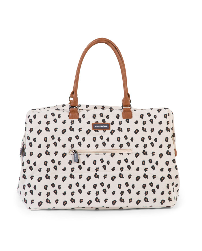 CHILDHOME DIDELIS MAMOS REIKMENŲ KREPŠYS MOMMY BAG, LEOPARD - Image 3