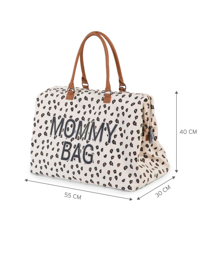CHILDHOME DIDELIS MAMOS REIKMENŲ KREPŠYS MOMMY BAG, LEOPARD - Image 7
