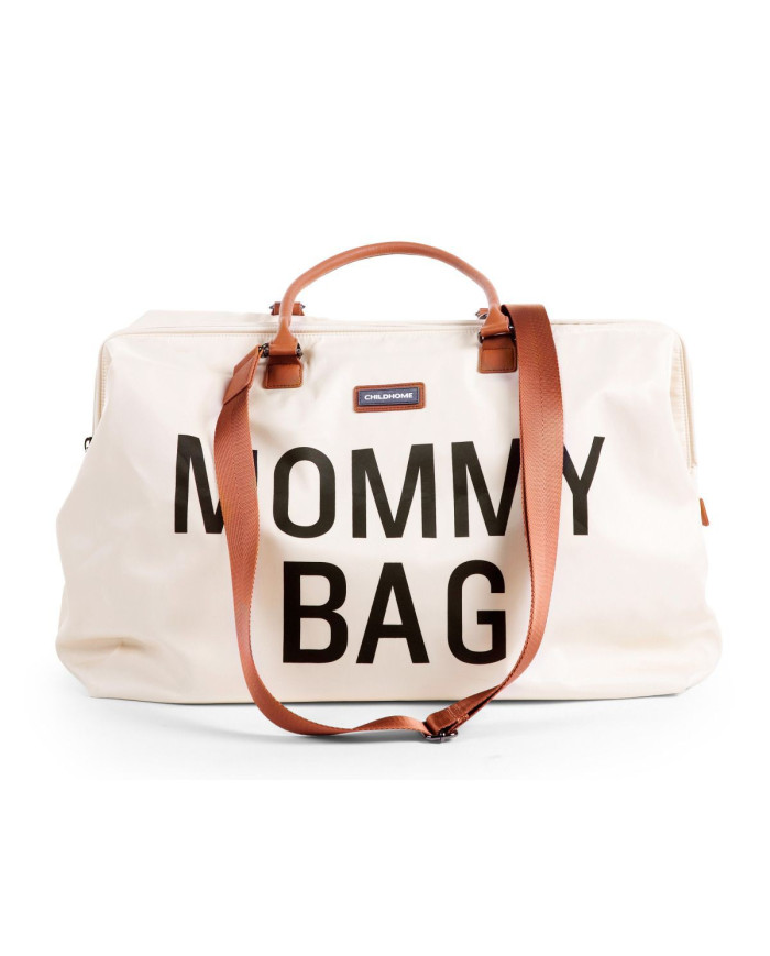 CHILDHOME DIDELIS MAMOS REIKMENŲ KREPŠYS MOMMY BAG, OFF WHITE BLACK - Image 2