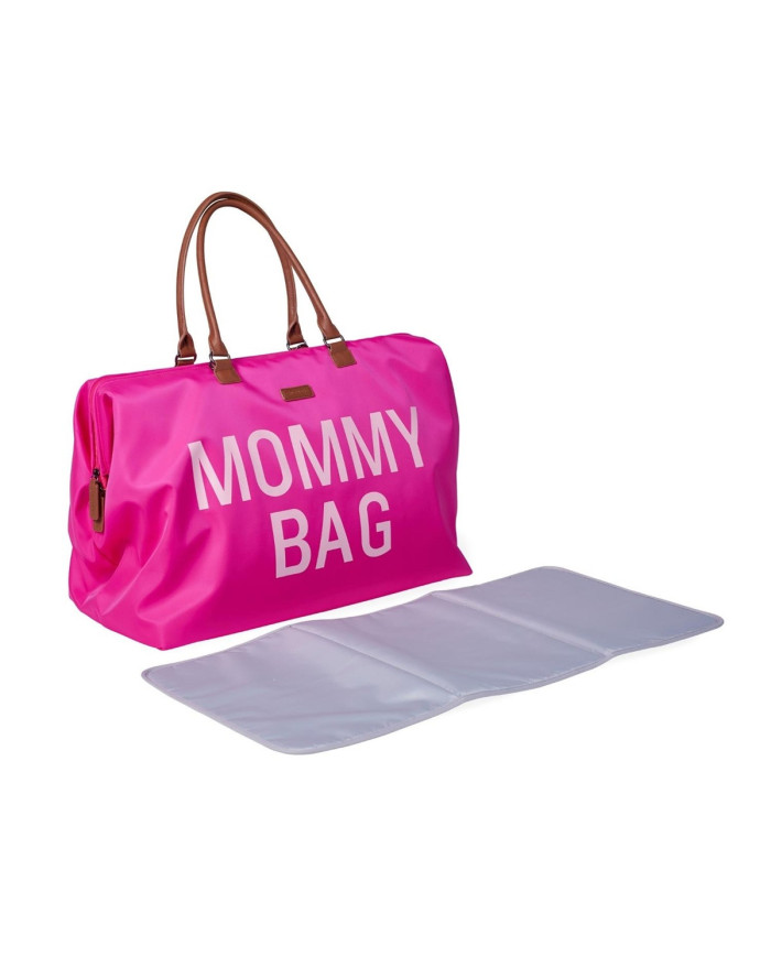 CHILDHOME DIDELIS MAMOS REIKMENŲ KREPŠYS MOMMY BAG, POP PINK - Image 2
