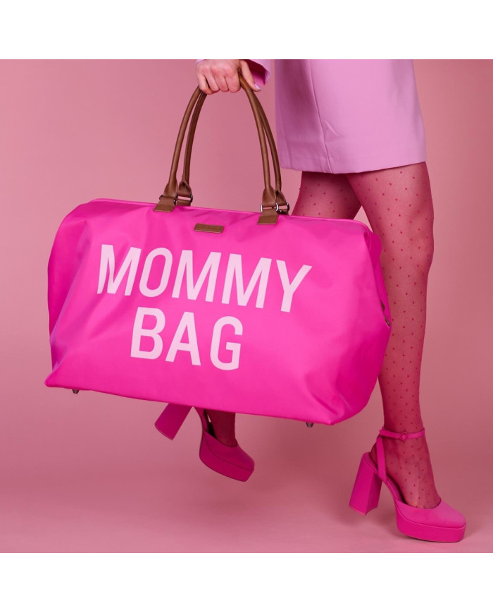 CHILDHOME DIDELIS MAMOS REIKMENŲ KREPŠYS MOMMY BAG, POP PINK - Image 5