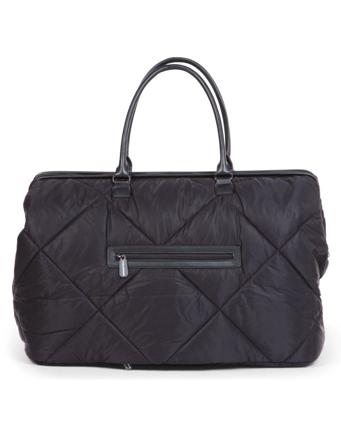 CHILDHOME DIDELIS MAMOS REIKMENŲ KREPŠYS MOMMY BAG, PUFFERED - BLACK - Image 4