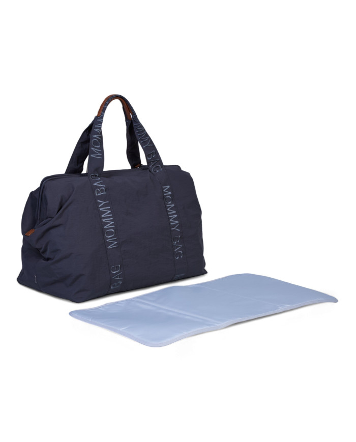 CHILDHOME DIDELIS MAMOS REIKMENŲ KREPŠYS MOMMY BAG SIGNATURE URBAN DARK GREY - Image 4