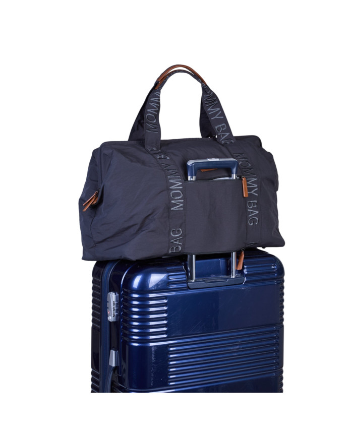 CHILDHOME DIDELIS MAMOS REIKMENŲ KREPŠYS MOMMY BAG SIGNATURE URBAN DARK GREY - Image 5