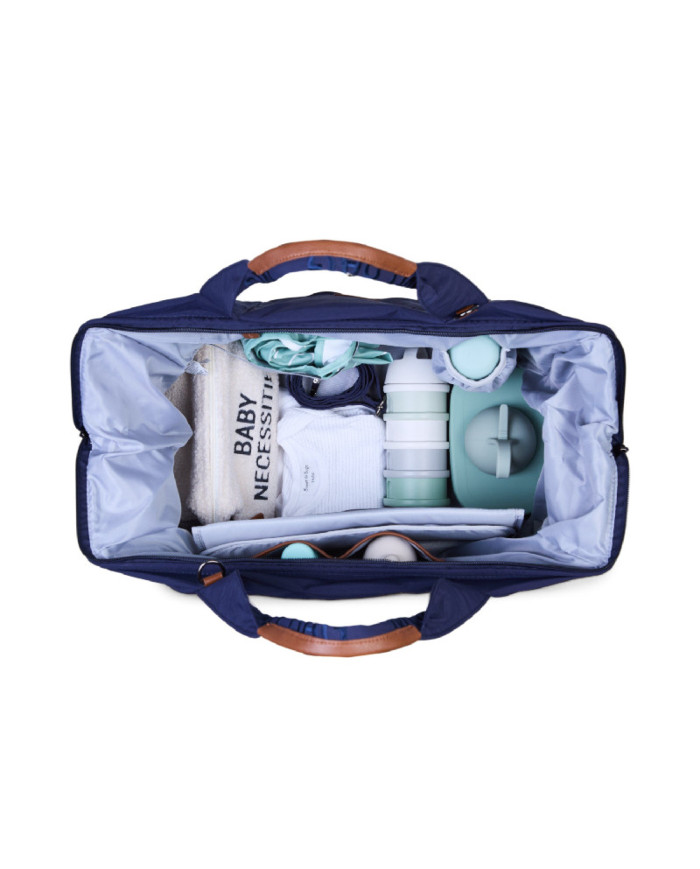 CHILDHOME DIDELIS MAMOS REIKMENŲ KREPŠYS MOMMY BAG SIGNATURE URBAN NAVY - Image 4