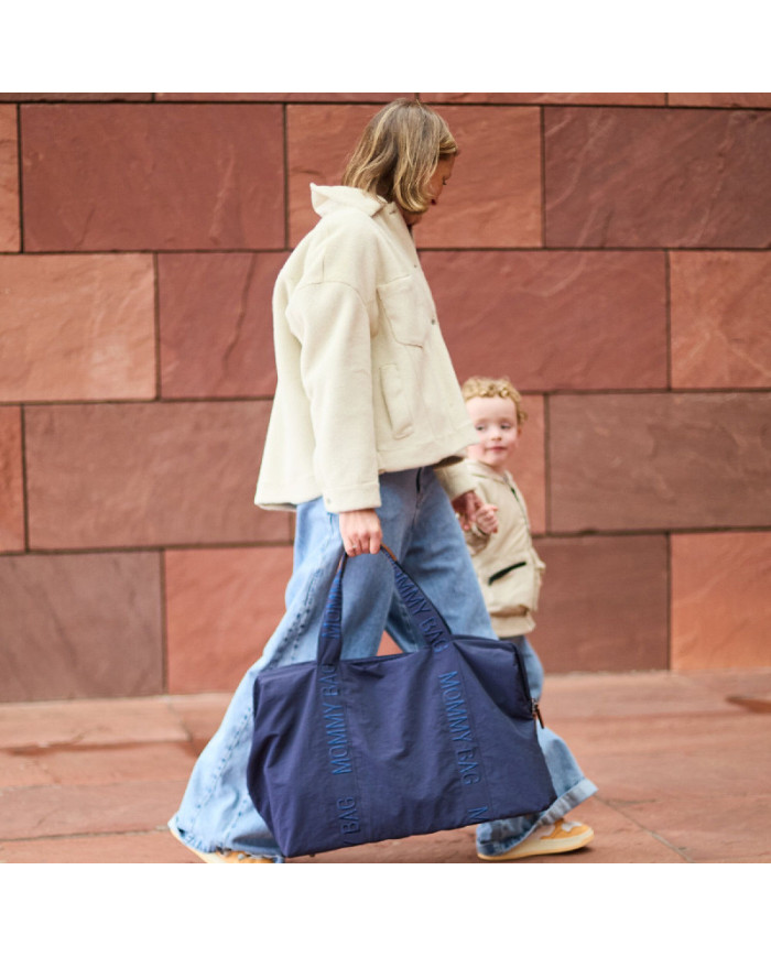 CHILDHOME DIDELIS MAMOS REIKMENŲ KREPŠYS MOMMY BAG SIGNATURE URBAN NAVY - Image 7