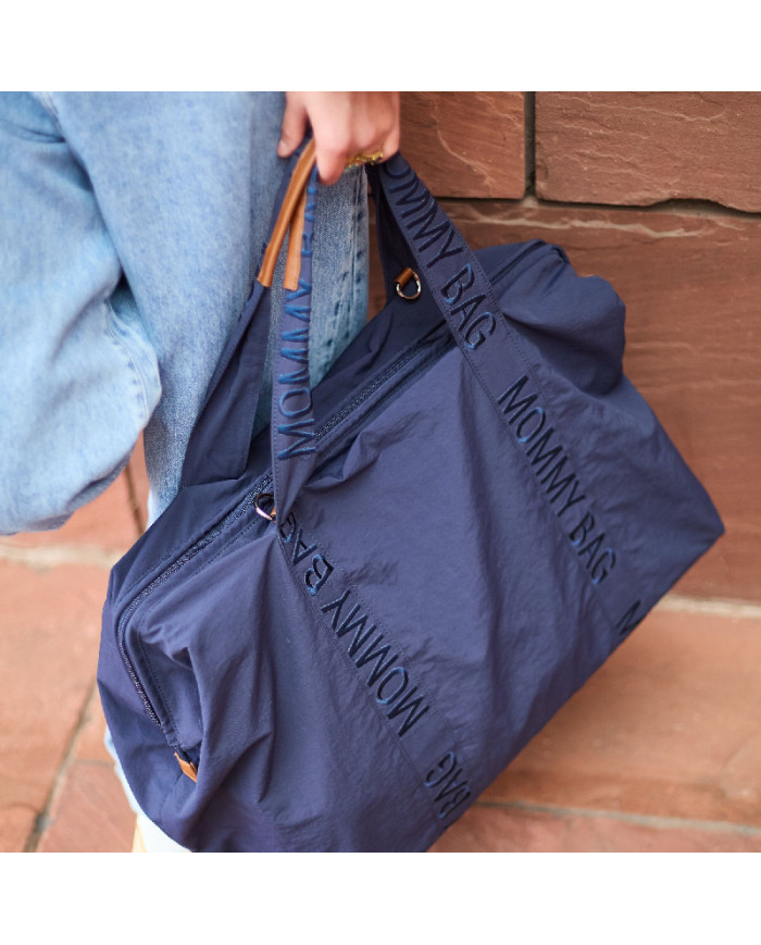 CHILDHOME DIDELIS MAMOS REIKMENŲ KREPŠYS MOMMY BAG SIGNATURE URBAN NAVY - Image 8