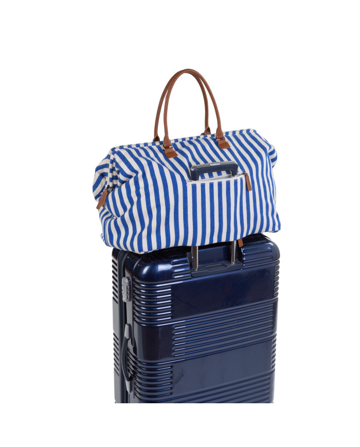 CHILDHOME DIDELIS MAMOS REIKMENŲ KREPŠYS MOMMY BAG, STRIPES - ELECTRIC BLUE/LIGHT BLUE - Image 5