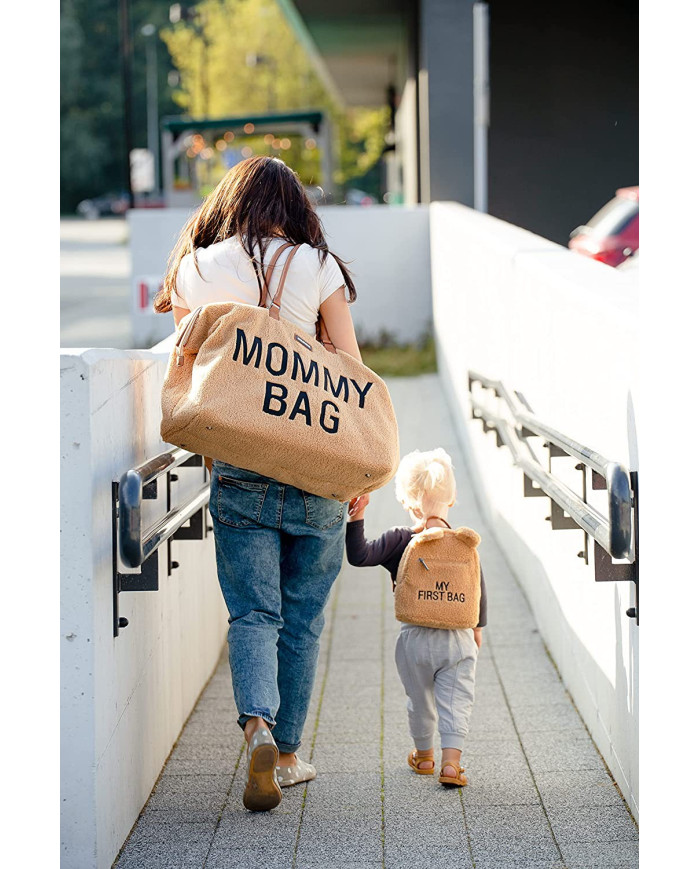 CHILDHOME DIDELIS MAMOS REIKMENŲ KREPŠYS MOMMY BAG, TEDDY BEIGE - Image 6