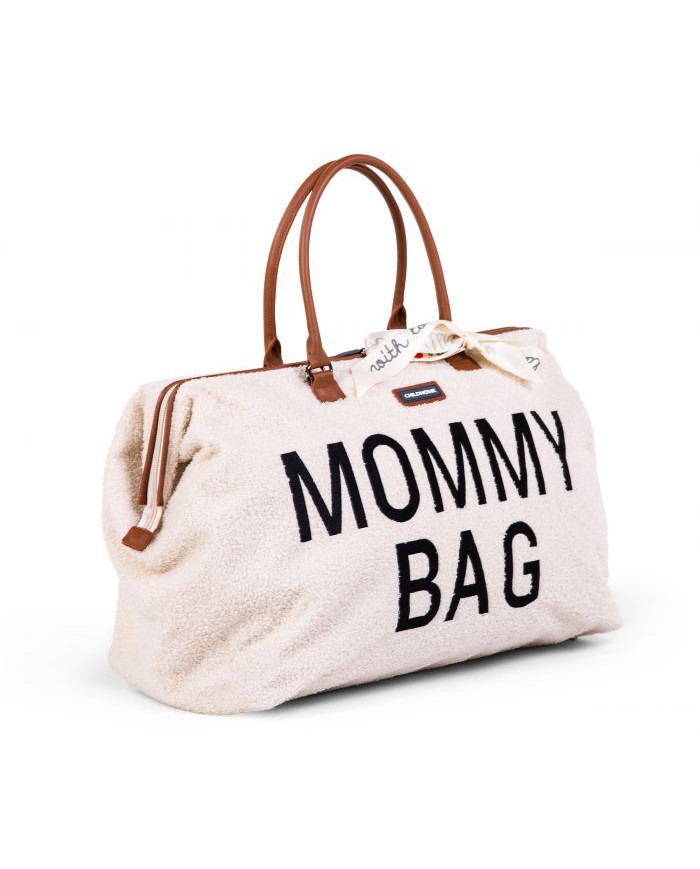 CHILDHOME DIDELIS MAMOS REIKMENŲ KREPŠYS MOMMY BAG, TEDDY OFF WHITE - Image 2