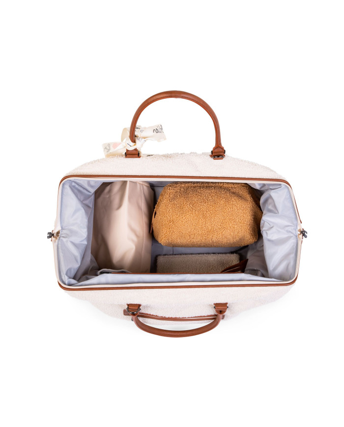CHILDHOME DIDELIS MAMOS REIKMENŲ KREPŠYS MOMMY BAG, TEDDY OFF WHITE - Image 4