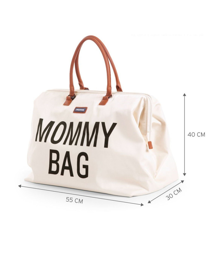 CHILDHOME DIDELIS MAMOS REIKMENŲ KREPŠYS MOMMY BAG, TEDDY OFF WHITE - Image 6