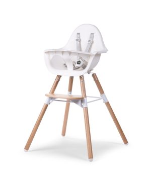 CHILDHOME EVOLU 2 MAITINIMO KĖDUTĖ, NATURAL WHITE