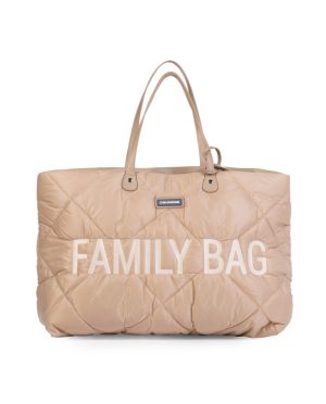 CHILDHOME FAMILY BAG KREPŠYS, PUFFERED BEIGE