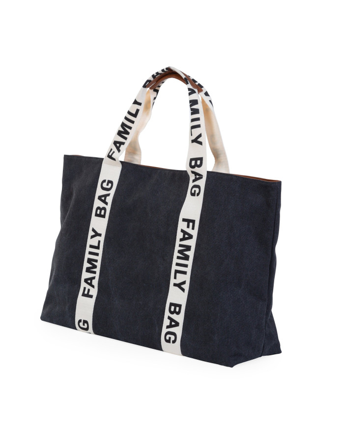 CHILDHOME FAMILY BAG KREPŠYS, SIGNATURE CANVAS BLACK - Image 2