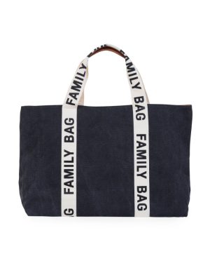 CHILDHOME FAMILY BAG KREPŠYS, SIGNATURE CANVAS BLACK