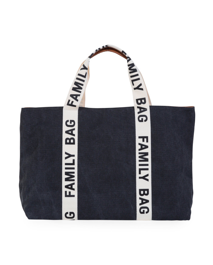 CHILDHOME FAMILY BAG KREPŠYS, SIGNATURE CANVAS BLACK