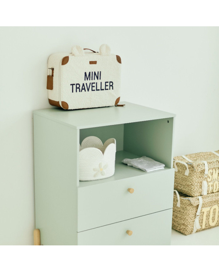 CHILDHOME MINI TRAVELLER VAIKIŠKAS LAGAMINĖLIS, TEDDY OFF WHITE - Image 6