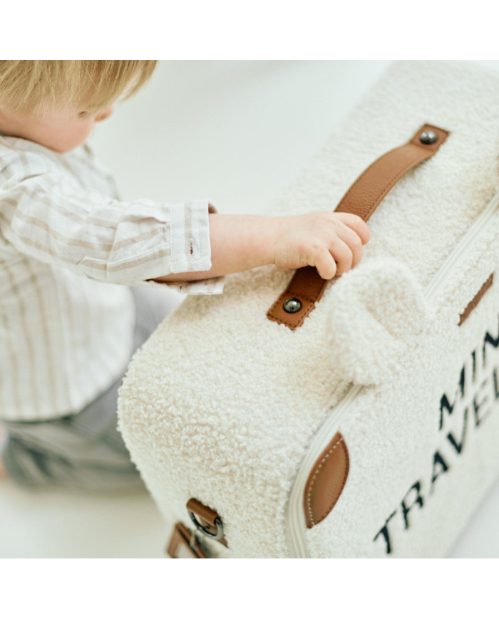 CHILDHOME MINI TRAVELLER VAIKIŠKAS LAGAMINĖLIS, TEDDY OFF WHITE - Image 9