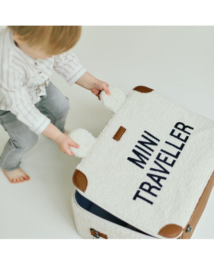 CHILDHOME MINI TRAVELLER VAIKIŠKAS LAGAMINĖLIS, TEDDY OFF WHITE - Image 10