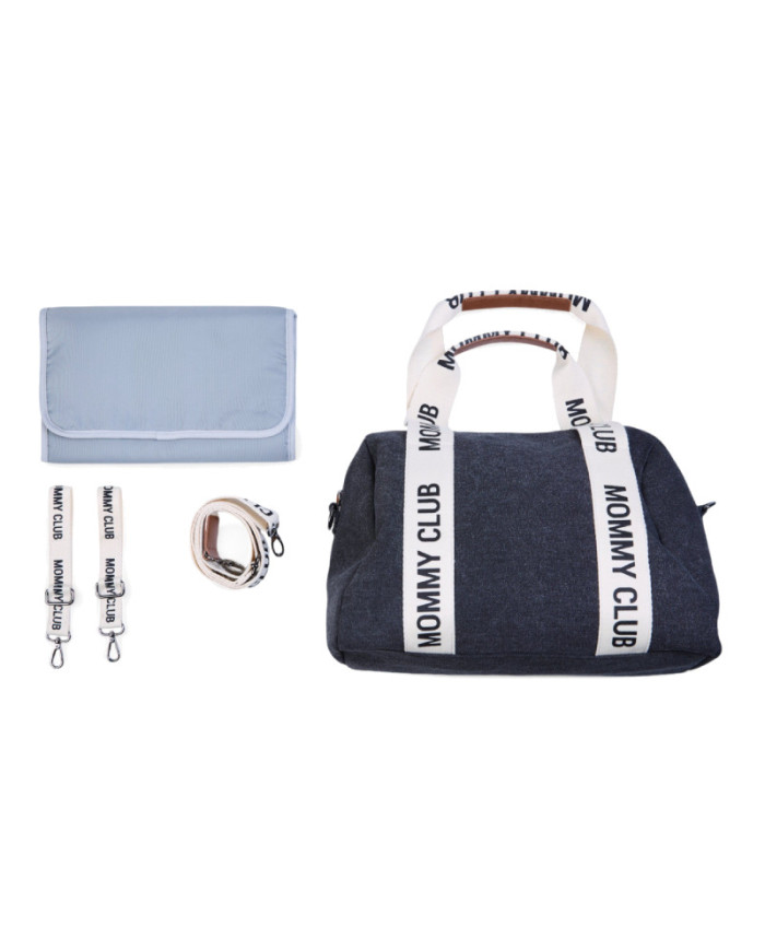 CHILDHOME MOMMY CLUB MAMOS KREPŠYS, SIGNATURE CANVAS BLACK - Image 4