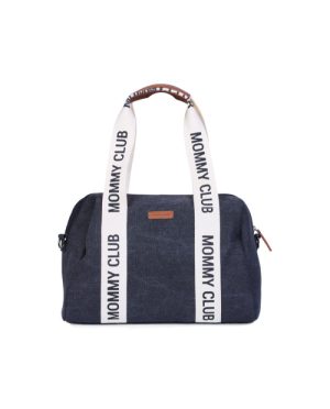 CHILDHOME MOMMY CLUB MAMOS KREPŠYS, SIGNATURE CANVAS BLACK