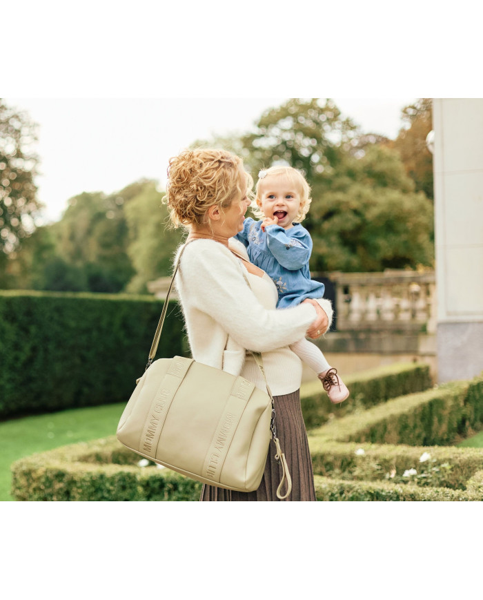 CHILDHOME MOMMY CLUB MAMOS KREPŠYS, SIGNATURE SIMILI LEATHER GREEN - Image 7