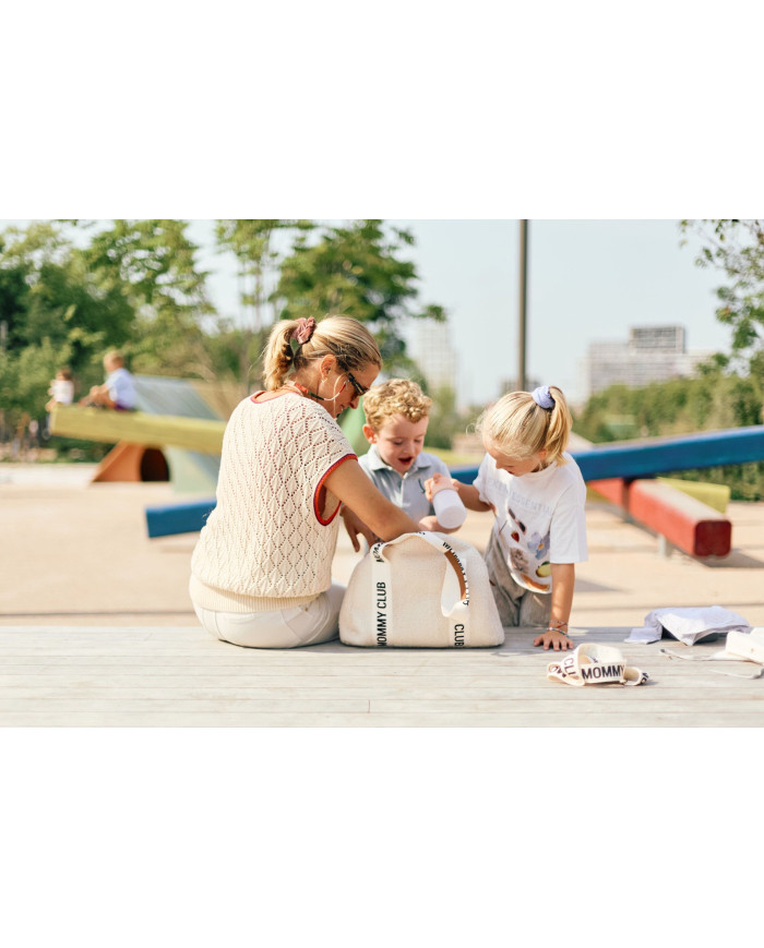 CHILDHOME MOMMY CLUB MAMOS KREPŠYS, SIGNATURE TEDDY OFF WHITE - Image 7