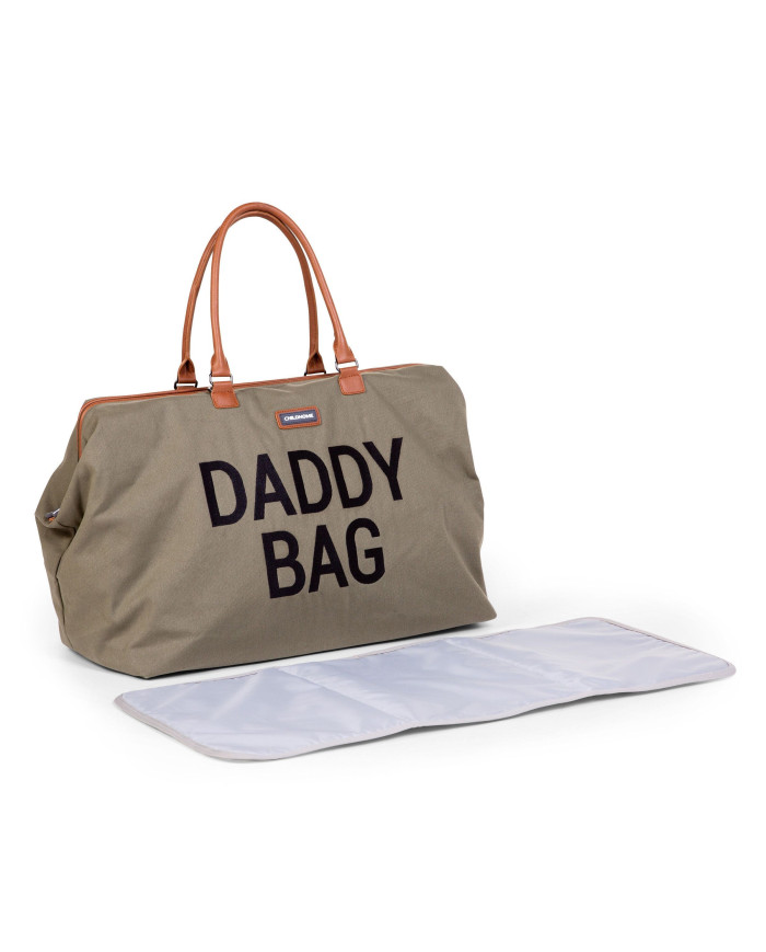 CHILDHOME TĖČIO REIKMENŲ KREPŠYS DADDY BAG, CANVAS KHAKI - Image 5