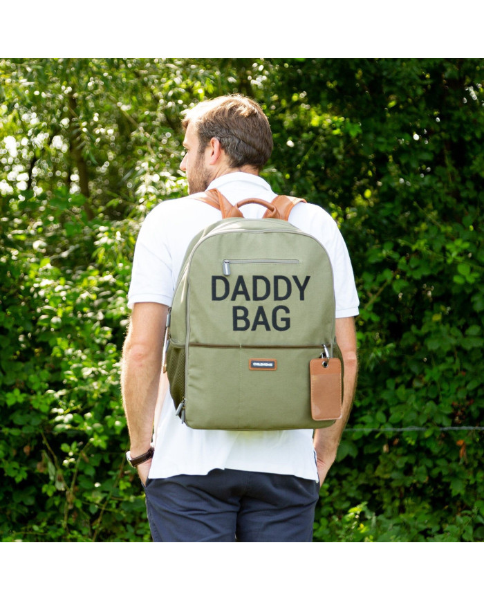 CHILDHOME TĖČIO REIKMENŲ KUPRINĖ DADDY BAG, CANVAS KHAKI - Image 6