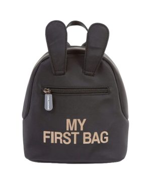 CHILDHOME VAIKIŠKA KUPRINĖ MY FIRST BAG, BLACK/GOLD